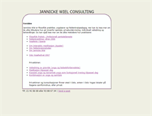 Tablet Screenshot of jannickewiel.com
